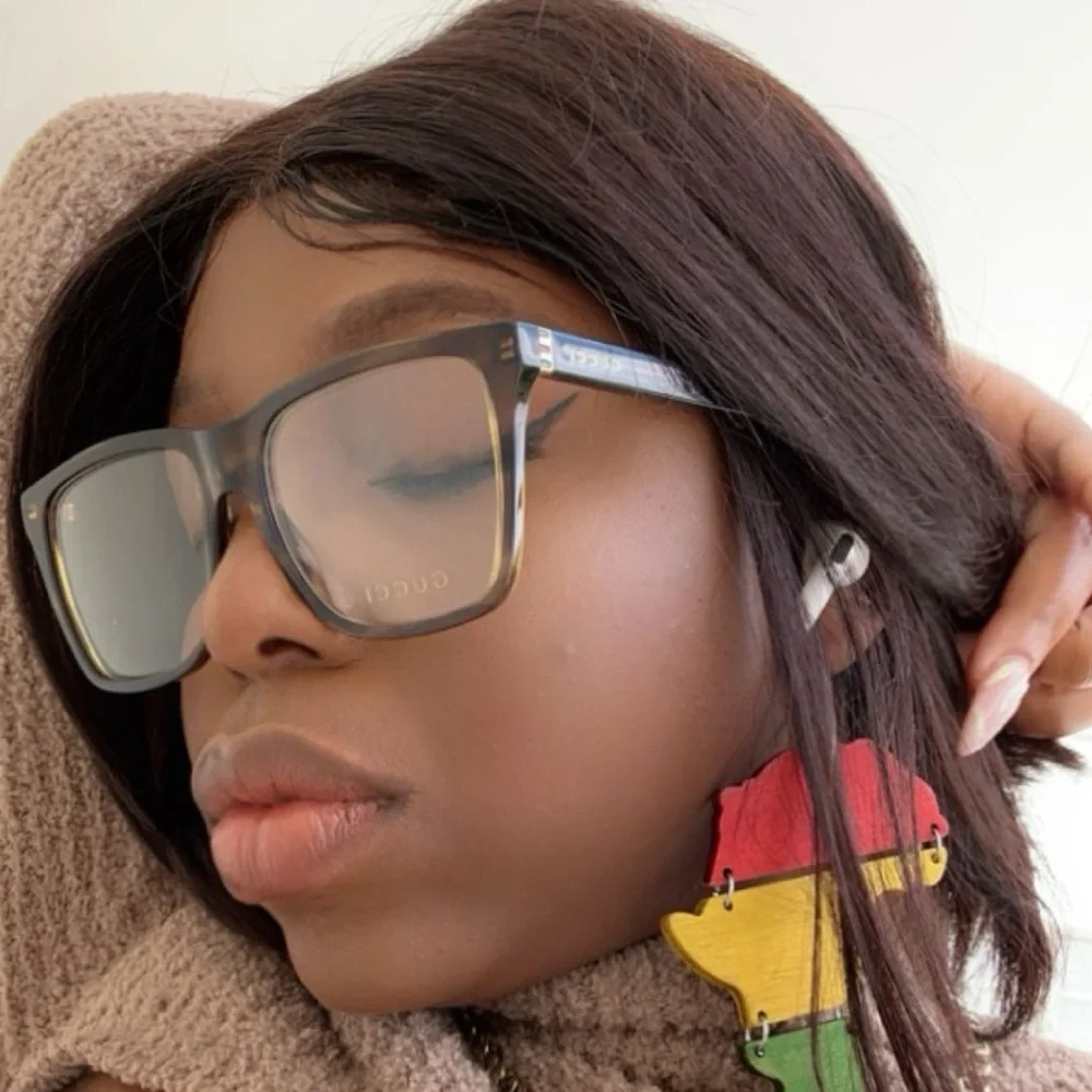 💯 - New Authentic GUCCI GG0452O 004 Oversized Eyeglasses